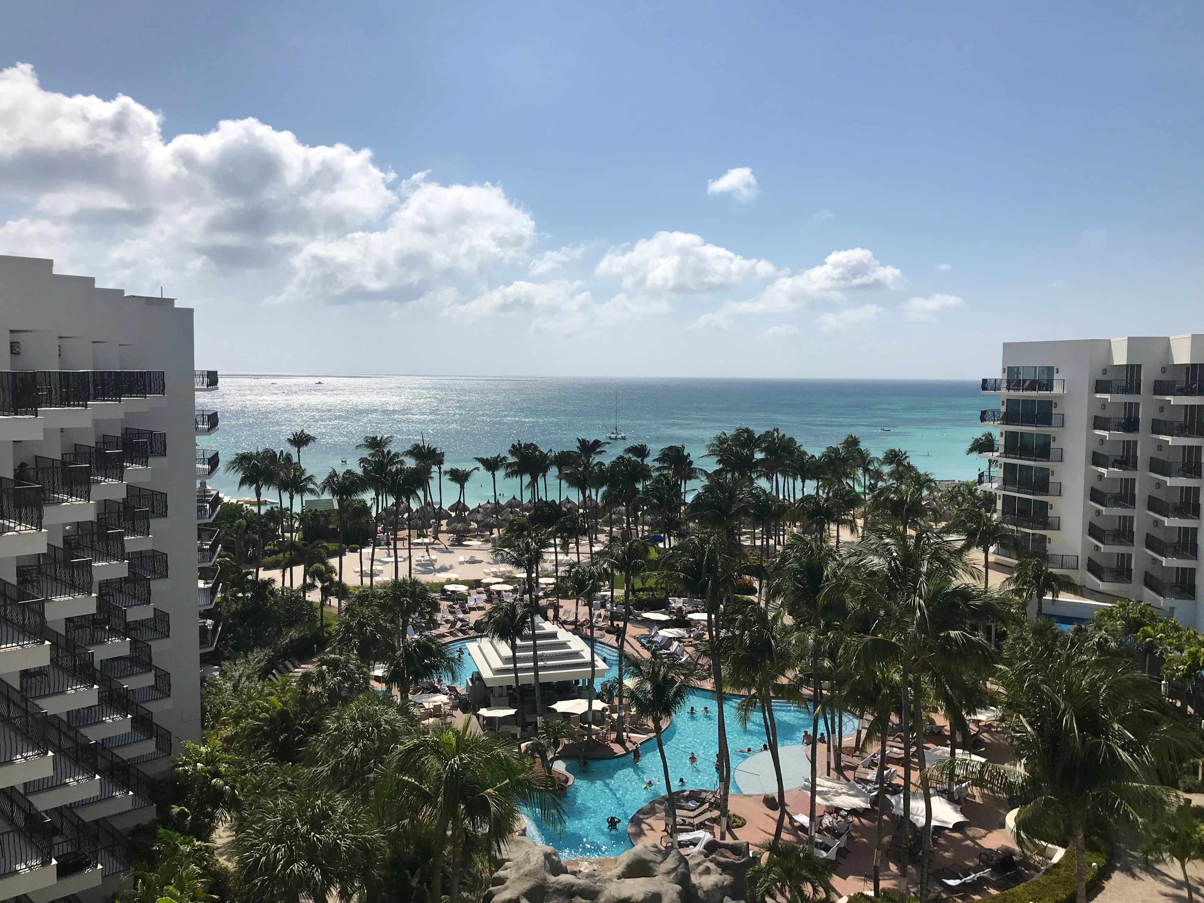 Gorgeous view from the balcony